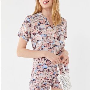NWT UO Beach Print Shirt